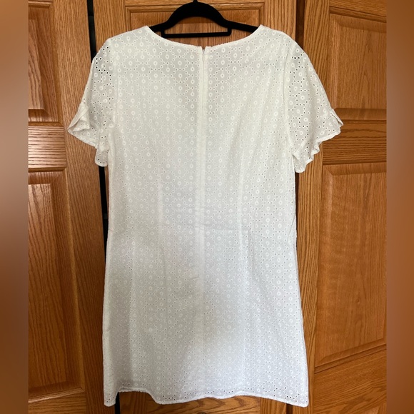 Loft eyelet white dress - Picture 2 of 3